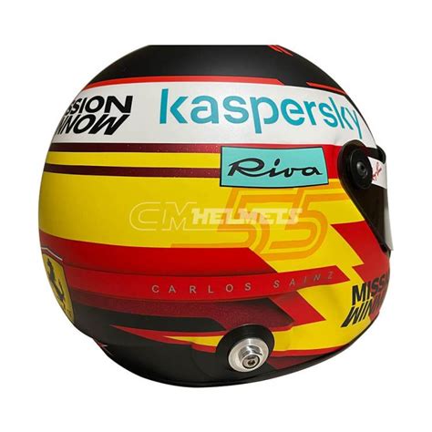 CARLOS SAINZ 2021 F1 REPLICA HELMET FULL SIZE | CM Helmets