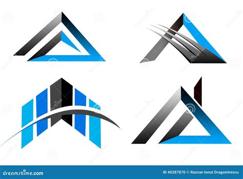 Triangle Business Logo stock illustration. Illustration of graphic - 40287870