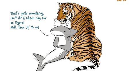 "Oh, Dakuwaqa!" - The Shark comics and cartoons: Global Tiger Day