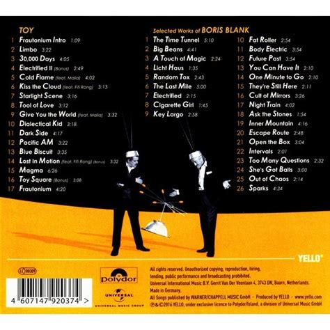 Toy by Yello, CD x 2 with techtone11 - Ref:118398872