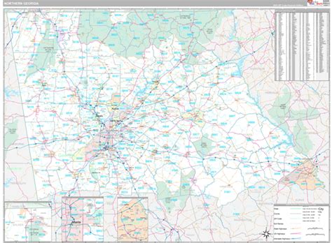 Georgia Northern State Sectional Maps