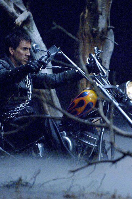 Nicholas Cage as Johnny Blaze - Ghost Rider | Nicolas cage ghost rider, Ghost rider photos ...