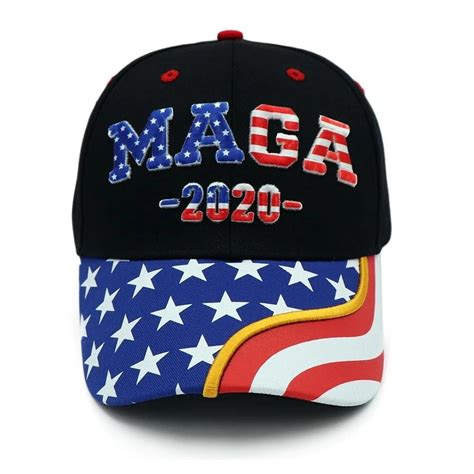 MAGA 2020 Flag Bill Cap – Donald Trump Store USA