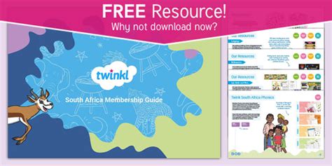 FREE! - Membership Guide South Africa | Twinkl Membership Options