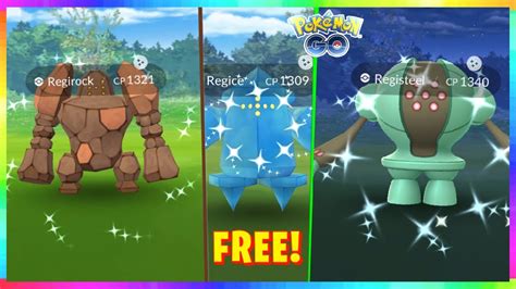 HOW TO GET FREE SHINY LEGENDARY IN POKEMON GO! Shiny Regi's in Timed ...