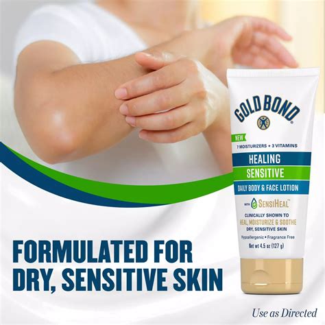 Gold Bond Healing Sensitive Daily Body & Face Lotion - Shop Body lotion ...