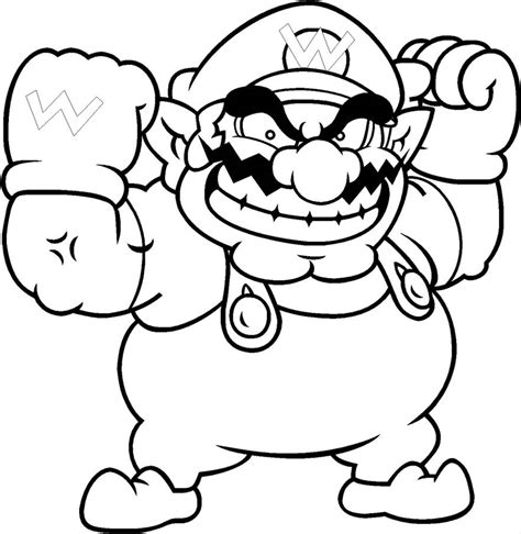 Wario Coloring by Blistinaorgin on DeviantArt