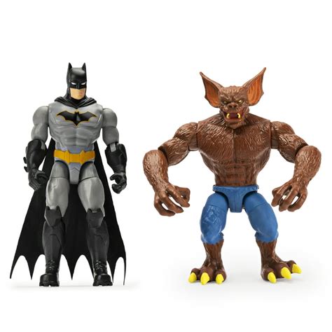 BATMAN, 4-Inch BATMAN and MAN-BAT Action Figures with 6 Mystery ...