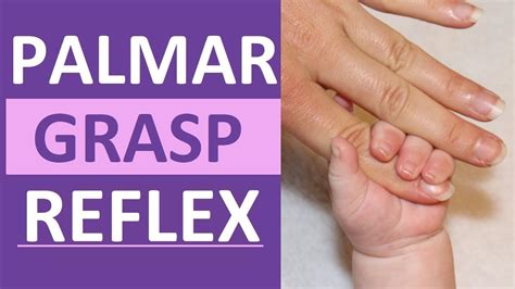 Palmar Grasp Reflex Reaction Infant Newborn Pediatric Nursing Assessment - YouTube