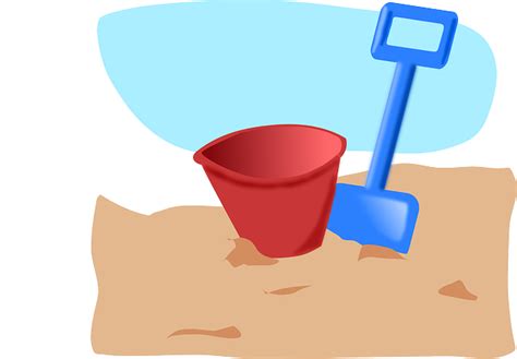 Beach Toys Shovel · Free vector graphic on Pixabay