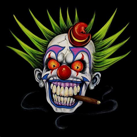 Untitled | Scary clown drawing, Evil clown tattoos, Creepy clown