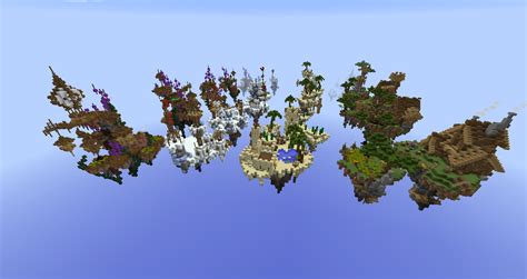 Skyblock islands Top quality by MrAniman2 for your Minecraft server.