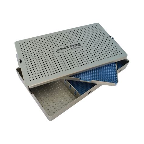 Aluminum Sterilization Tray 14.5" x 8.5" x 1.5" w/Insert - Walcott Rx ...