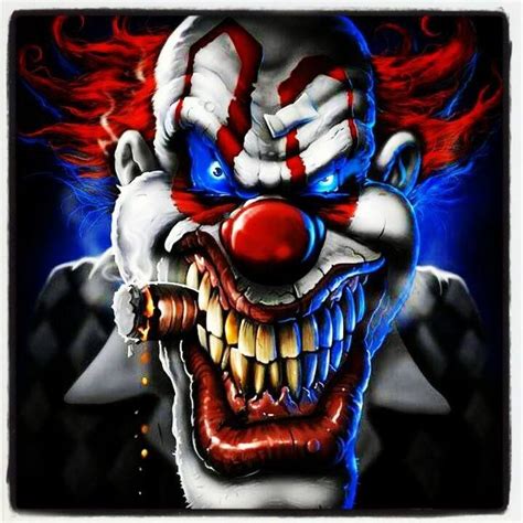 Crazy clown | Creepy clown, Evil clowns, Scary clowns