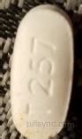 WHITE OVAL T 257 - Acetaminophen 325 MG Hydrocodone Bitartrate 5 MG ...