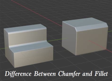 Difference Between A Chamfer and Fillet - When to Use Chamfer and Fillet