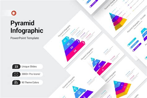 Pyramid Infographic PowerPoint Template, Presentation Templates ...