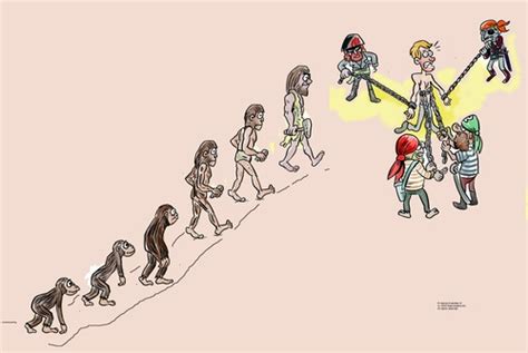 Human Evolution By paparazziarts | Business Cartoon | TOONPOOL