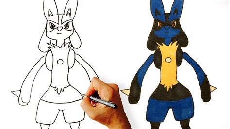 How To Draw Lucario Step By Step - alter playground