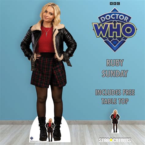 Doctor Who Star Cutouts Ruby Sunday Standee – Merchandise Guide - The ...