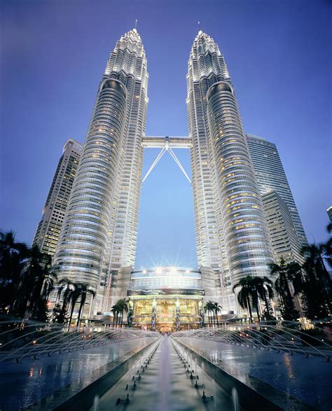 Malaysia, Kuala Lumpur, Petronas Towers by Martin Puddy