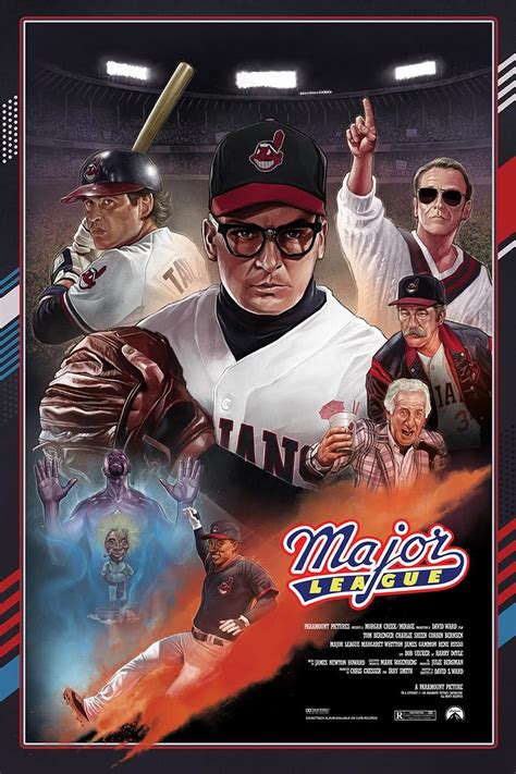 Major League (1989) [850 x 1275] | Baseball movies, Good movies, Major league movie