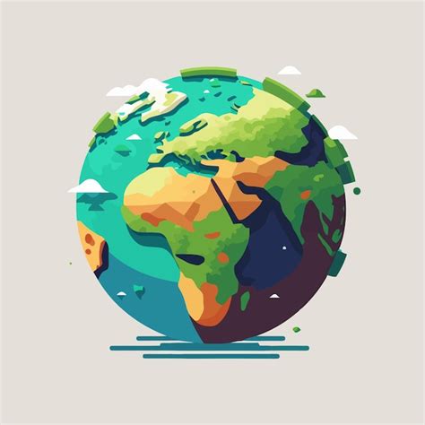 Premium Vector | Save planet earth globe Low poly design illustration ...