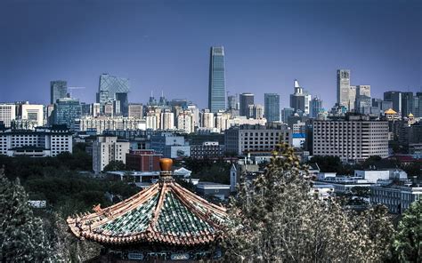 Beijing Skyline from Jingshan Park Wide Screen [] for your , Mobile & Tablet. Explore Beijing ...