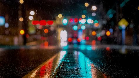 Rainy City Scene Loop Live Wallpaper | 1920x1080