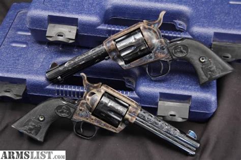 ARMSLIST - For Sale: - Engraved Colt Single Action Army Revolvers SAA's ...