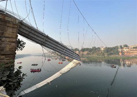 Police arrest 9 over Indian bridge collapse, toll reaches 134, Asia ...