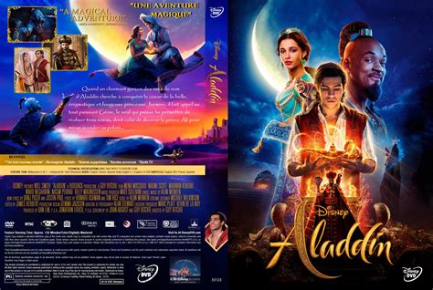 Jaquette DVD de Aladdin (2019) custom - Cinéma Passion