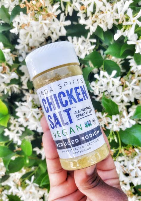 Vegan Chicken Salt LOW SODIUM - JADA SPICES - MSG FREE, GLUTEN FREE ...