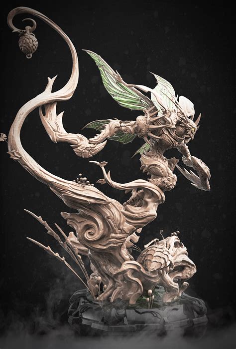 The Voidreaver--Kha'Zix （Fan art） - ZBrushCentral