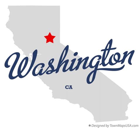 Map of Washington, CA, California