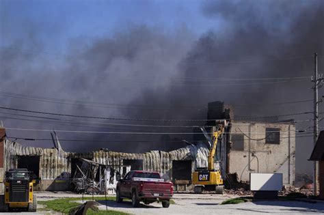 Richmond, Indiana, industrial fire evacuations: What we know : NPR