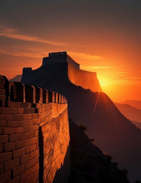 Premium Photo | Great wall of China
