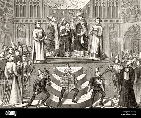 Coronation of King Henry IV of England Stock Photo - Alamy