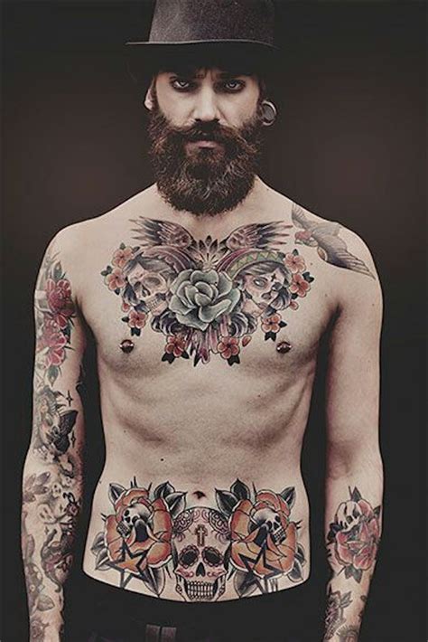 Top 144 Chest Tattoos for Men