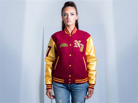 Custom Varsity Jackets Faux Leather Women Jackets | Novo Jackets