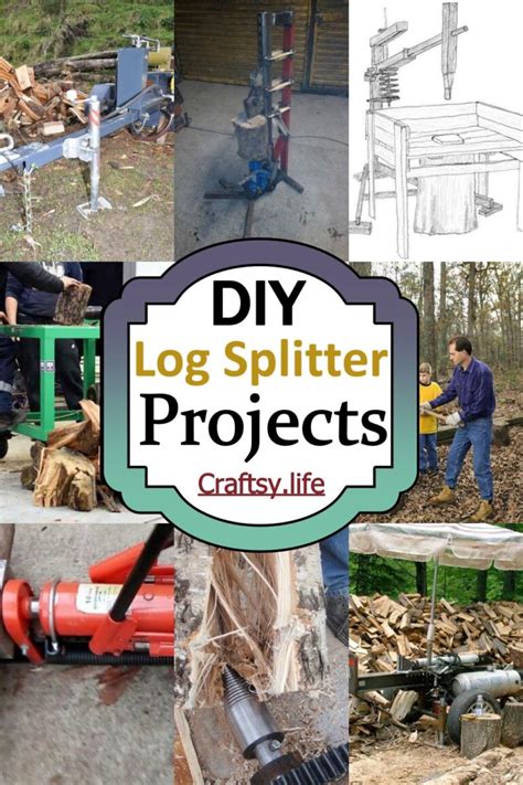 20 DIY Log Splitter Projects You Can Make Easily - Craftsy