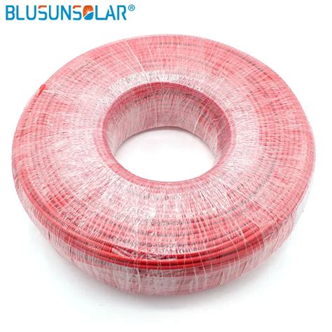 10 Meters lot Red or Black Solar PV Wire for solar system 1.5.0mm sq -in Power Cables from Home ...