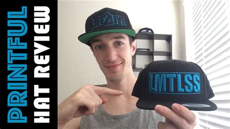 Printful Hat Unboxing & Review - YouTube