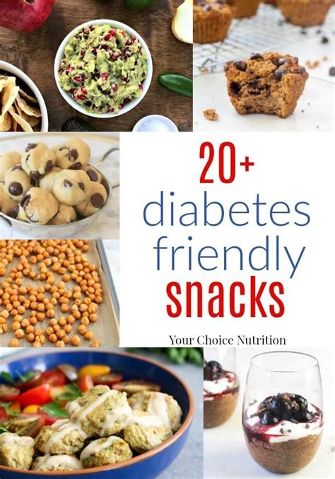 Diabetes Friendly Snacks - Your Choice Nutrition in 2021 | Diabetes ...