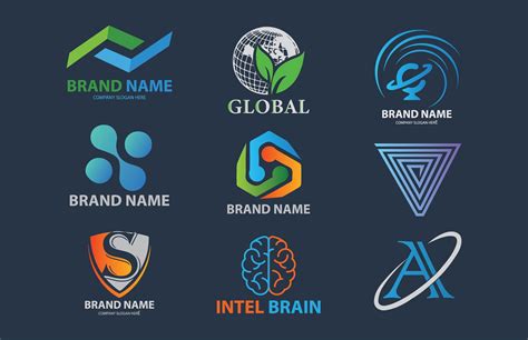 Creative Unique Business Logo Design Set - TemplateMonster