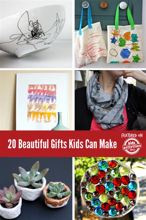 20 Beautiful Gifts Kids Can Make