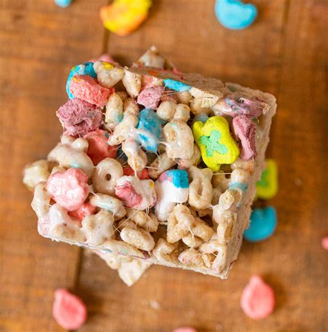 Lucky Charms Cereal Bars Recipe - Dinner, then Dessert