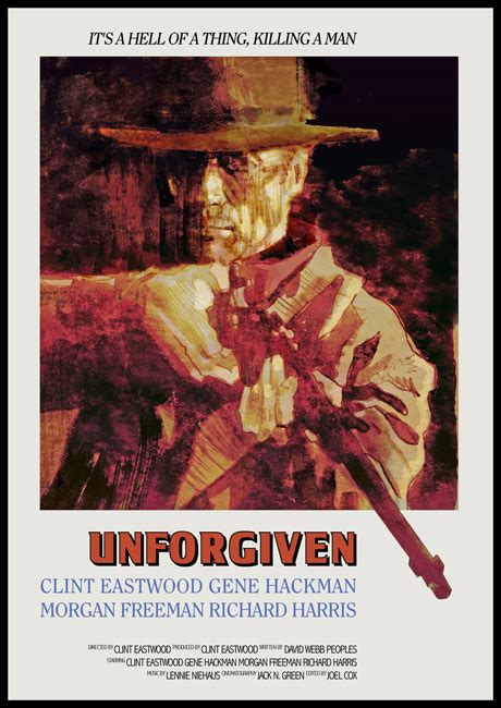 Clint Eastwood...alternate poster for Unforgiven 1992 - Clint Eastwood ...