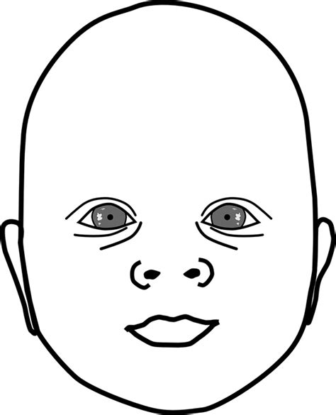 Baby Suckling Face · Free vector graphic on Pixabay