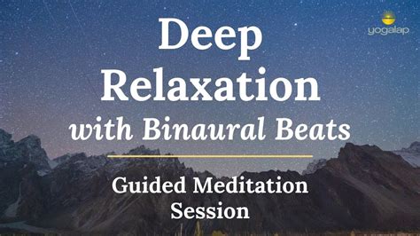 Deep Relaxation With Binaural Beats Music | Meditation with Michaël ...